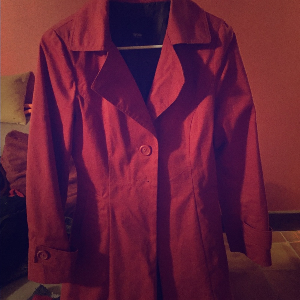 Knee length, button up dress coat